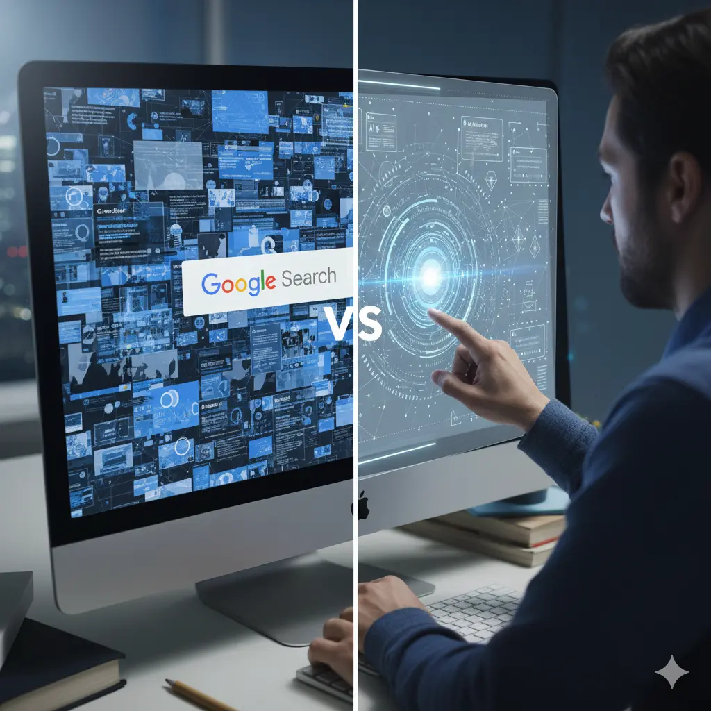 ai search engine vs Google searches