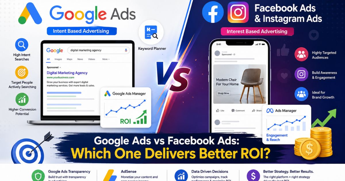 Google Ads vs Facebook Ads